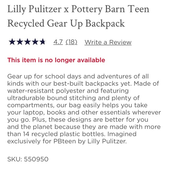 New with tags Lilly Pulitzer - Picture 2 of 5